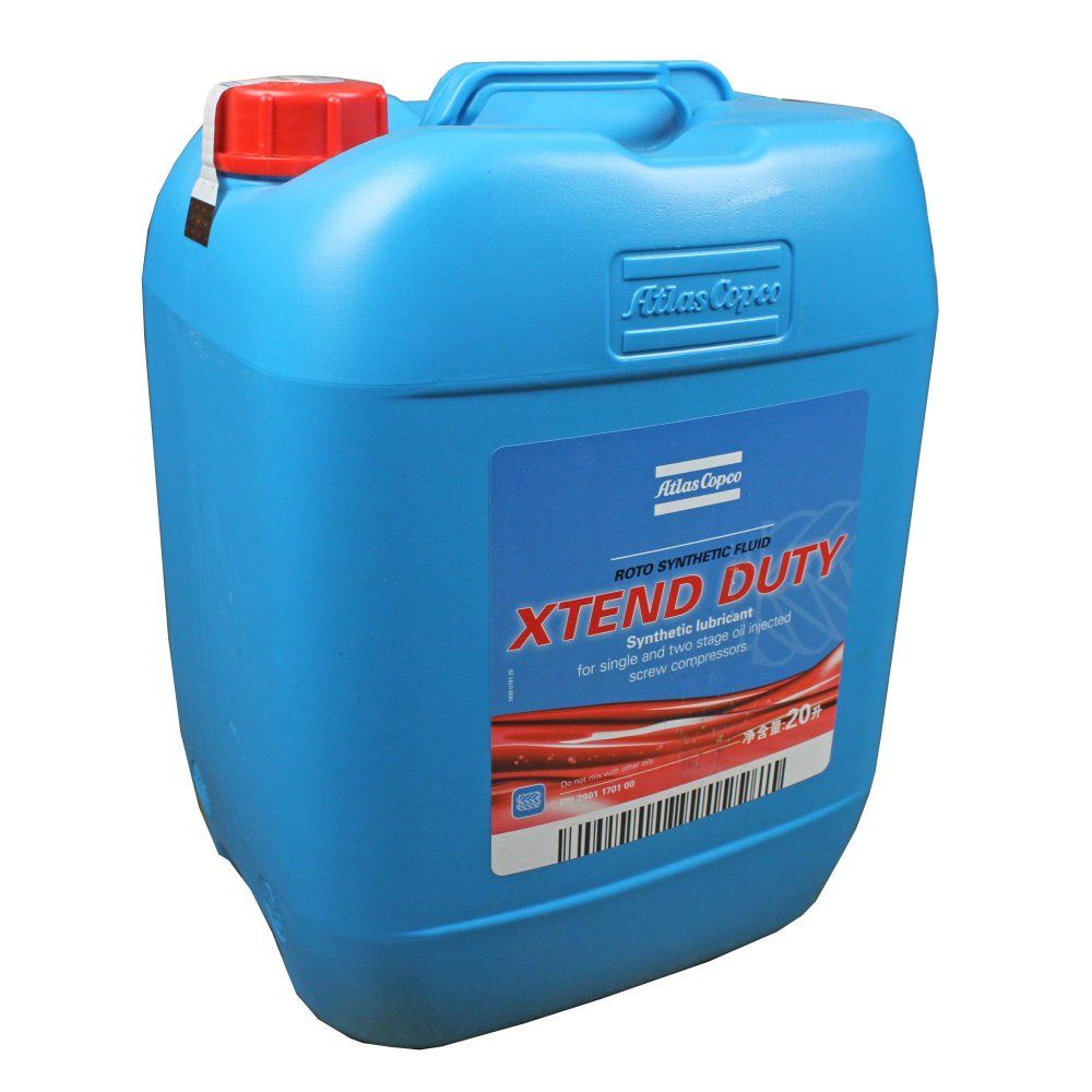 Компрессорное масло синтетическое Atlas Copco Roto-Xtend Duty Fluid -20л, 2901 1701 00