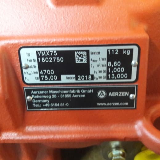 Винтовой блок VMX 75RD (VMXa 137R)